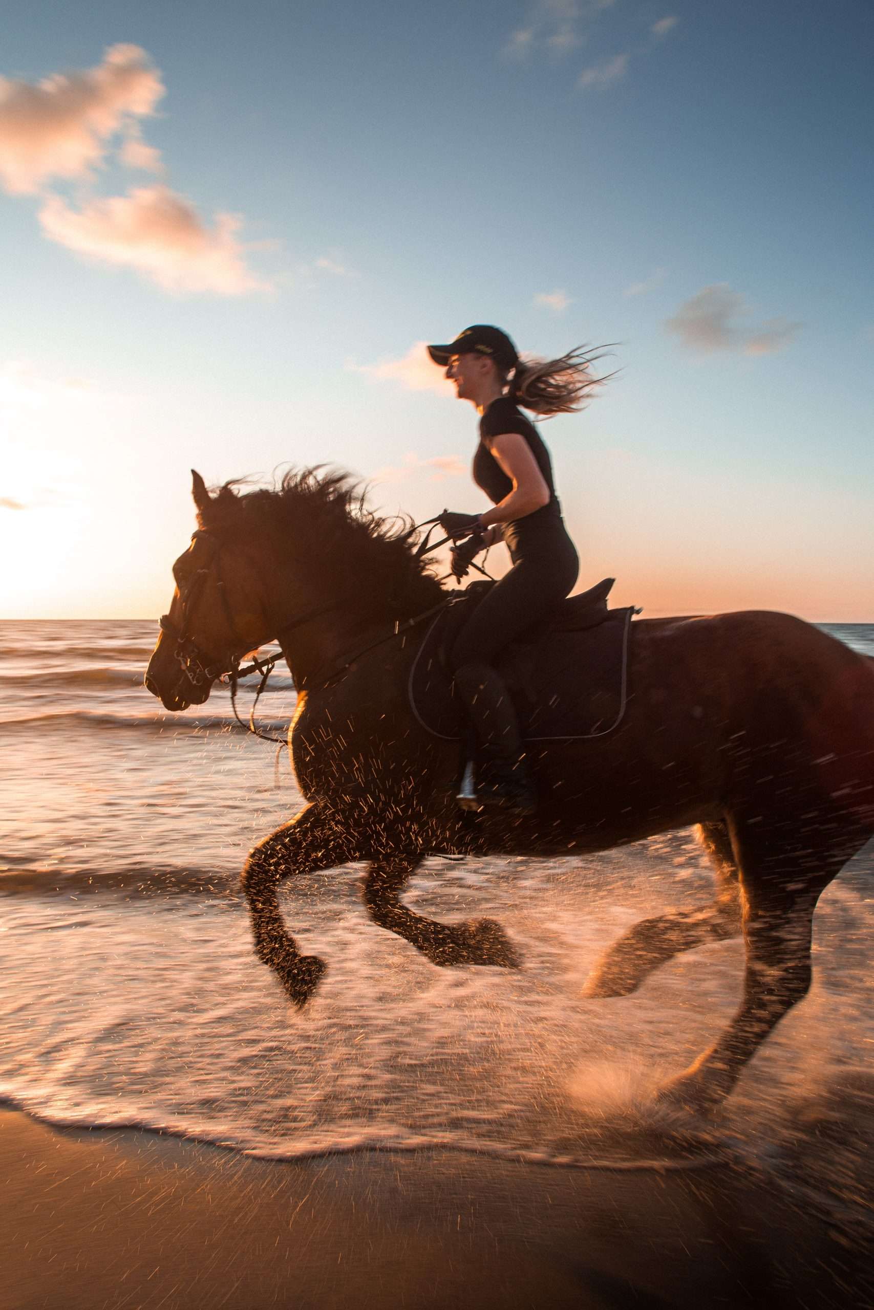 Reiten am Strand
